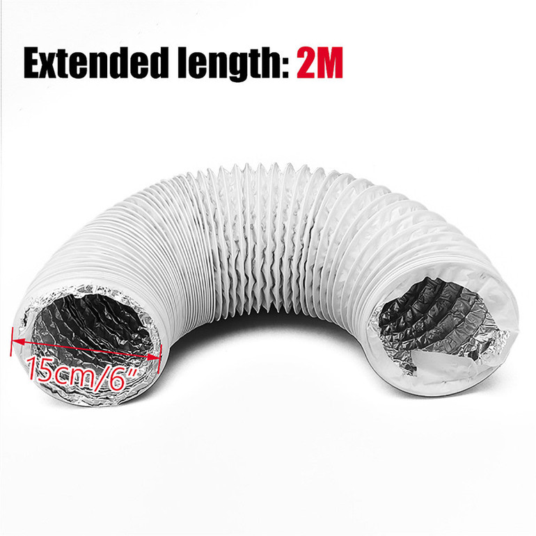 Portable Air Conditioner Exhaust Hose Tube 6 Inch Diameter 79 Inch Length Vent Hose