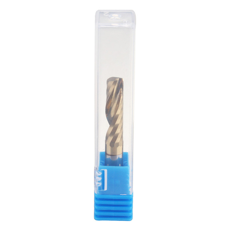 22mm Titanized End Milling Cutter Single Flute Spiral Bit for Metalwork