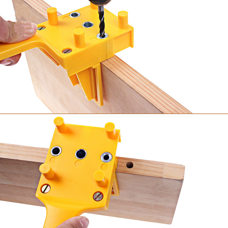 Drillpro Woodworking Dowel Jig 6 8 10mm Drill Guide Metal Sleeve Handheld Wood Doweling Hole Drill