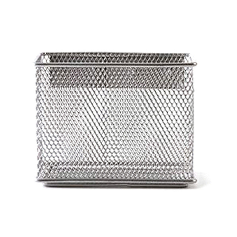 Wire Mesh Magnetic Storage Basket Tray Metal Desk Storage Organizer For Refrigerator Whiteboard