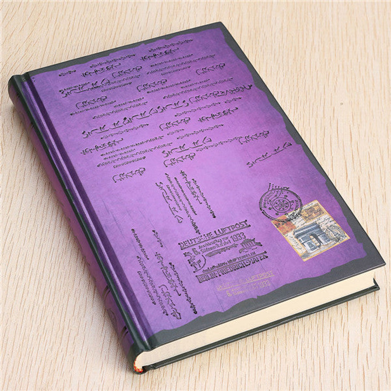 Classic Vintage Notebook Blank Diary Book Writer Travel Journal Paper Hardcover
