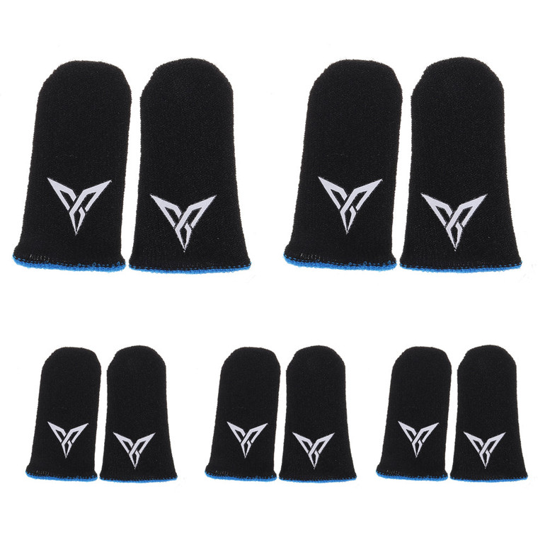 Flydigi Beehive 2 10Pcs Blue Gloves Slip-proof Sweat-proof Professional Touch Screen Thumbs Finger Sleeve for PUBG Mobile Game