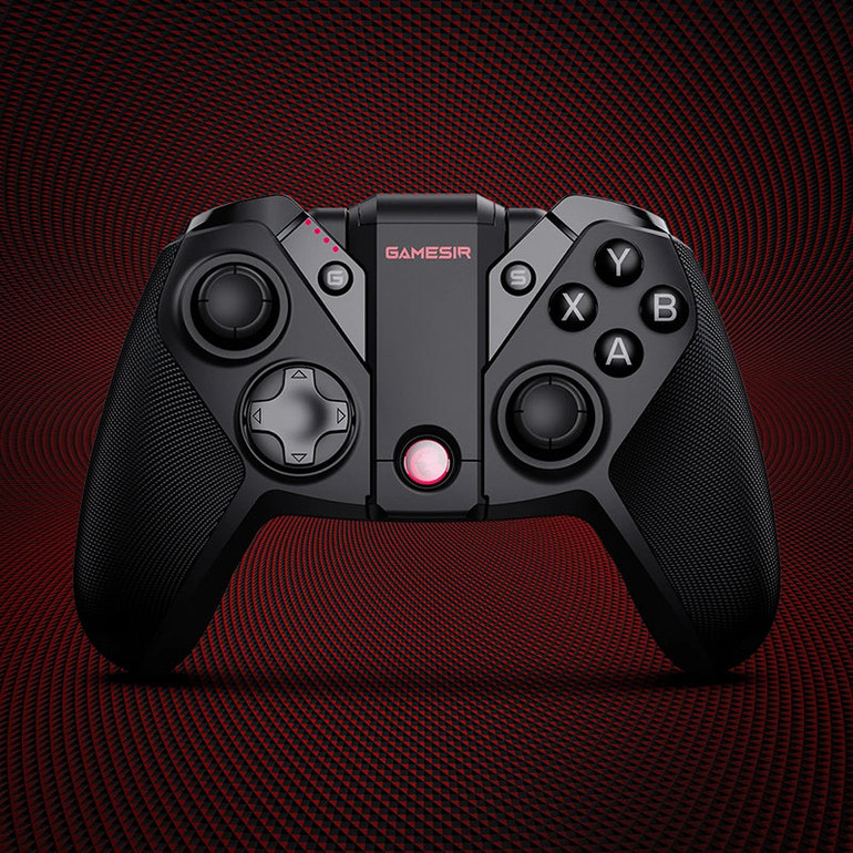 GameSir G4 Pro Multi-Platform Game Controller Six-Axis Turbo bluetooth Wireless Gamepad with Phone Holder for iOS Android NS Switch PC