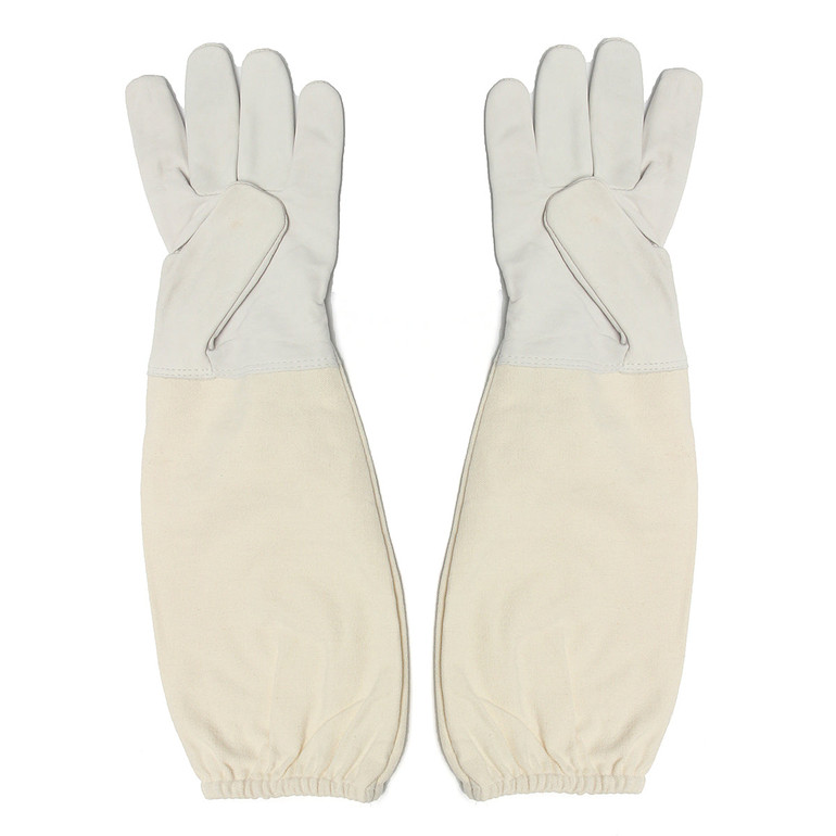 Beekeeper Beekeeping Protective Veil Suit Smock Bee Hat Gloves Full Body Thicken Set
