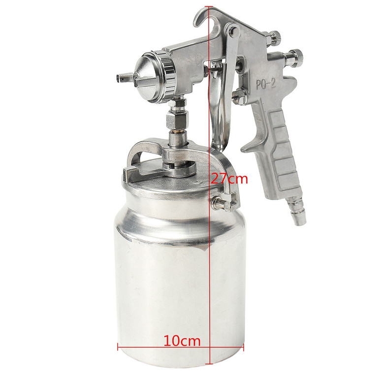 Heavy Duty Painting Spray G un Air Sprayer Paint 2.0mm Nozzle Suction Feed 1L Pot Heavy Duty Painting Spray G un Air Sprayer Paint 2.0mm Nozzle Suction Feed 1L Pot