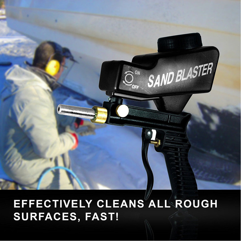 Gravity Feed Sandblasting Tools Air Sandblaster Tools Sand Spray Gu n For Rust Remove Sandblaster Air Tools