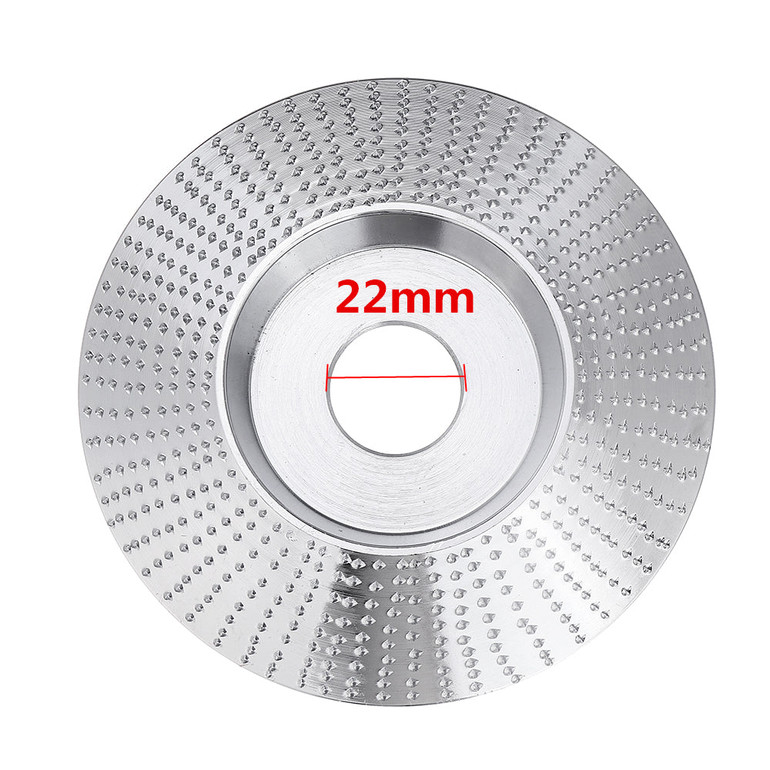 Drillpro 110mm Bevel Shaping Disc Wood Carving Disc Angle Grinding Wheel Sanding Rotary Tool Abrasive Disc for Angle Grinder