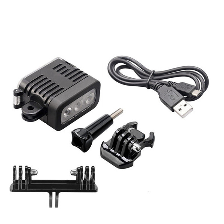 Waterproof LED Flash Fill Light Spot Lamp for Gopro Hero 4 Session SJCAM Xiaomi Yi DSLR Camera