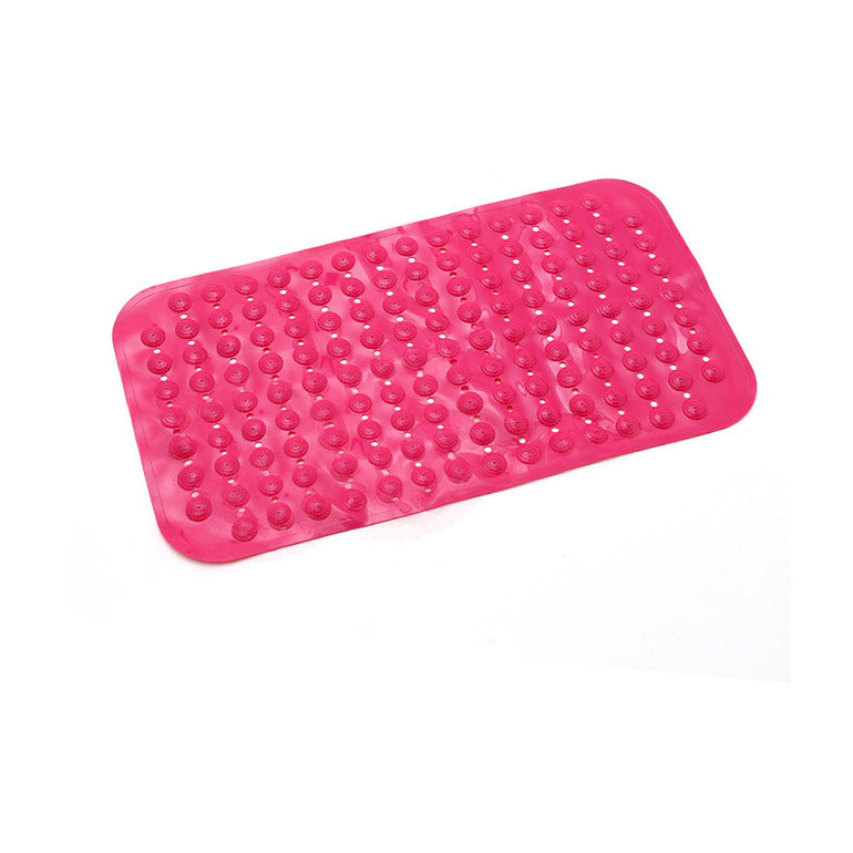 PVC Massage Skid Bath Sucker Mat with Suction Cups Bathroom Suction Cups Anti Slip Safety Shower Carpet Bathtub Bathmat Home Hotel