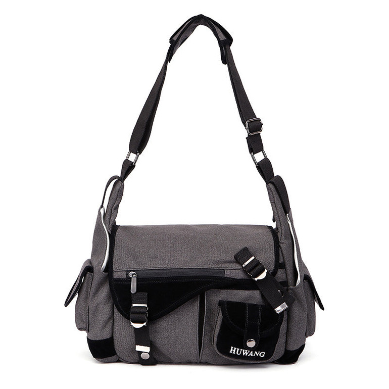 HUWANG 7418 Universal Waterproof DSLR Camera Bag Shoulder Case Canvas for Nikon for Canon for Sony