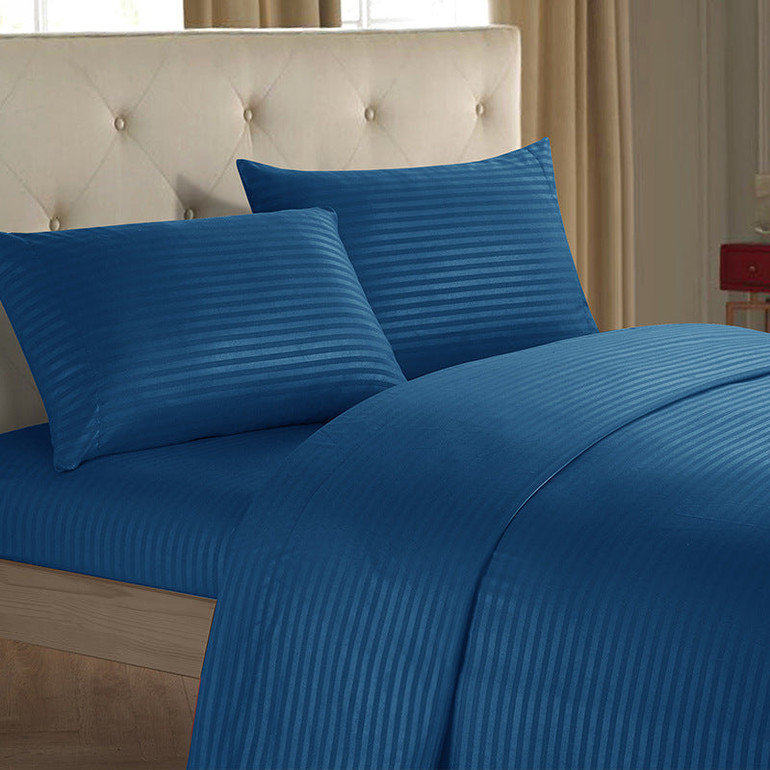 Honana Striped Bed Sheet Set 3/4 Piece Highest Quality Brushed Microfiber Wrinkle & Fade & Stain Resistant Bedding