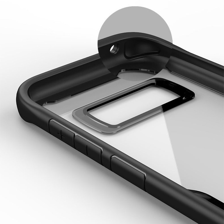 Bakeey™ Shockproof Transparent Acrylic Soft Silicone Case for Samsung Galaxy S8 Plus