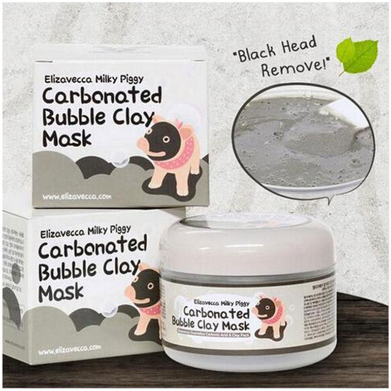 Hot Black Mask Milky Piggy Carbonated Bubble Clay Mask 100g Remove Blackhead Acne Purifying Pores Face Care Facial Sleeping Mask