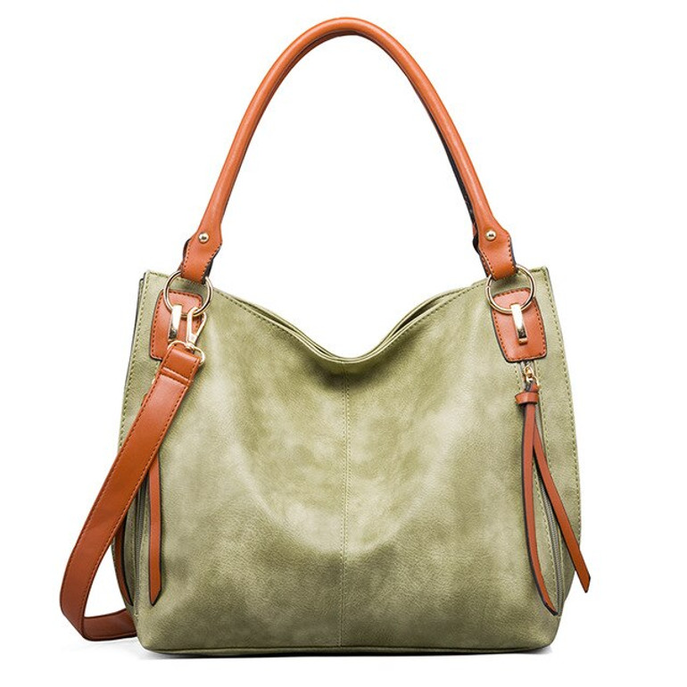 Ceossman New Messenger Fashion Women's Designer Bucket Handbag 2020 PU Leather Women Tote Bag  Solid Shoulder Crossbody Bag