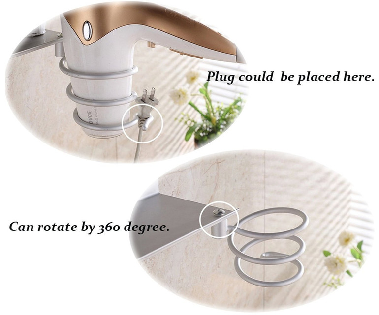 Wall Mount Hair Dryer Holder Multifunctional Bathroom Organizer Collection Storage Rack Spiral Hair Care Tools Hanging Rack Toothbrush Storage Wall Mount Hair Dryer Holder Multifunctional Bathroom Organizer Collection Storage Rack Spiral Hair Care Tools Hanging Rack Toothbrush Storage