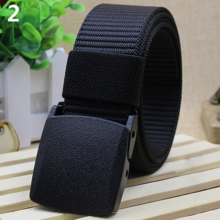 Casual Military Grade Polymer Buckle Nylon Belt Casual Military Grade Polymer Buckle Nylon Belt
