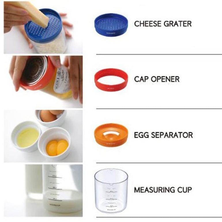 Multi Functional 8 in 1 Kitchen Bottle