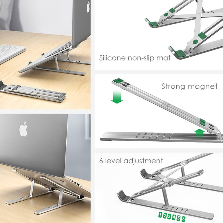 Laptop Stand - Laptop Stand For Desk - Foldable Laptop Stand Laptop Stand - Laptop Stand For Desk - Foldable Laptop Stand