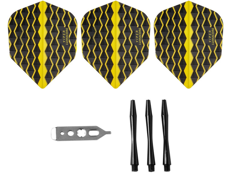 Viper The Freak Steel Tip Darts Knurled and Grooved Barrel 22 Grams