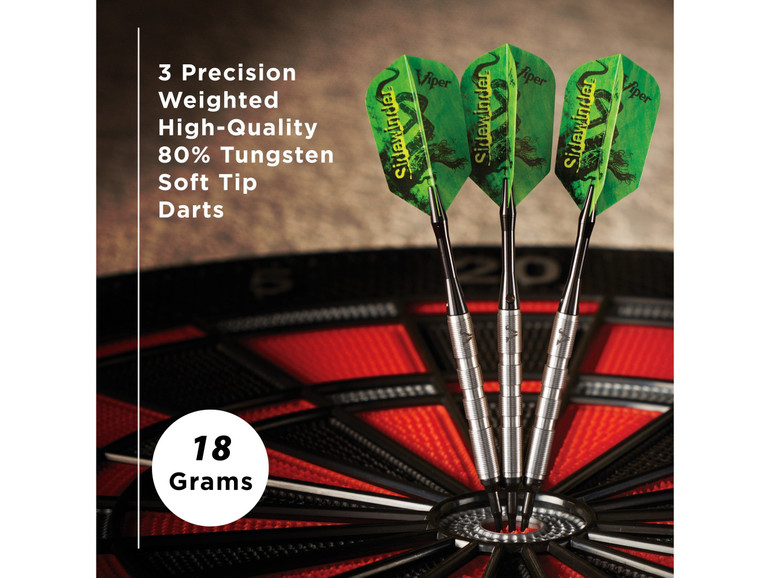 Viper Sidewinder 80% Tungsten Soft Tip Darts Ringed Barrel 18 Grams