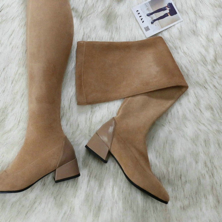 2021 Women Over The Knee Boots  Size 34-43