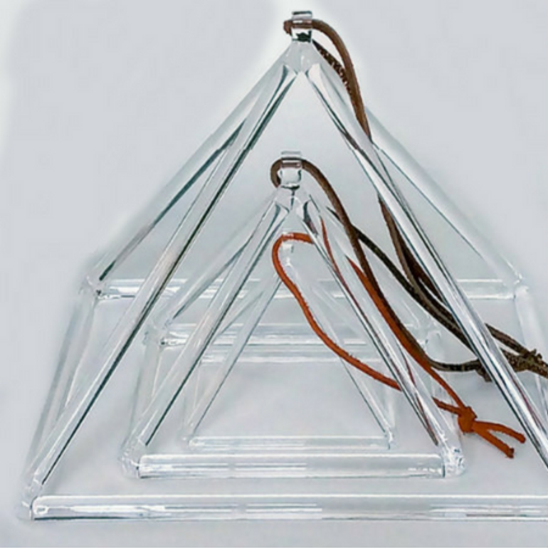 Quartz Crystal Singing Pyramid - 17.5"