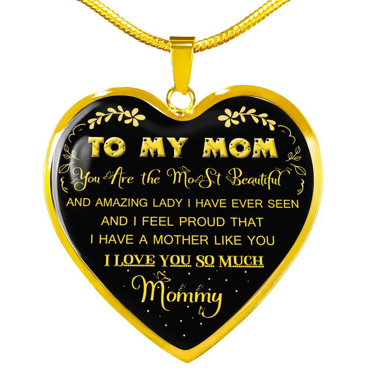 To My Mother Necklace Perfect Gifts For Mom - Love You So Much, Mommy 1047mg-gb