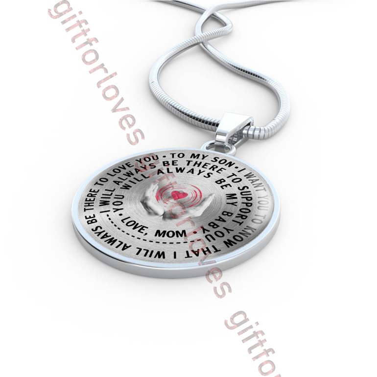 To my son necklace, best birthday gift for son from mom, amazing son necklace, mother and daughter necklace 455sm
