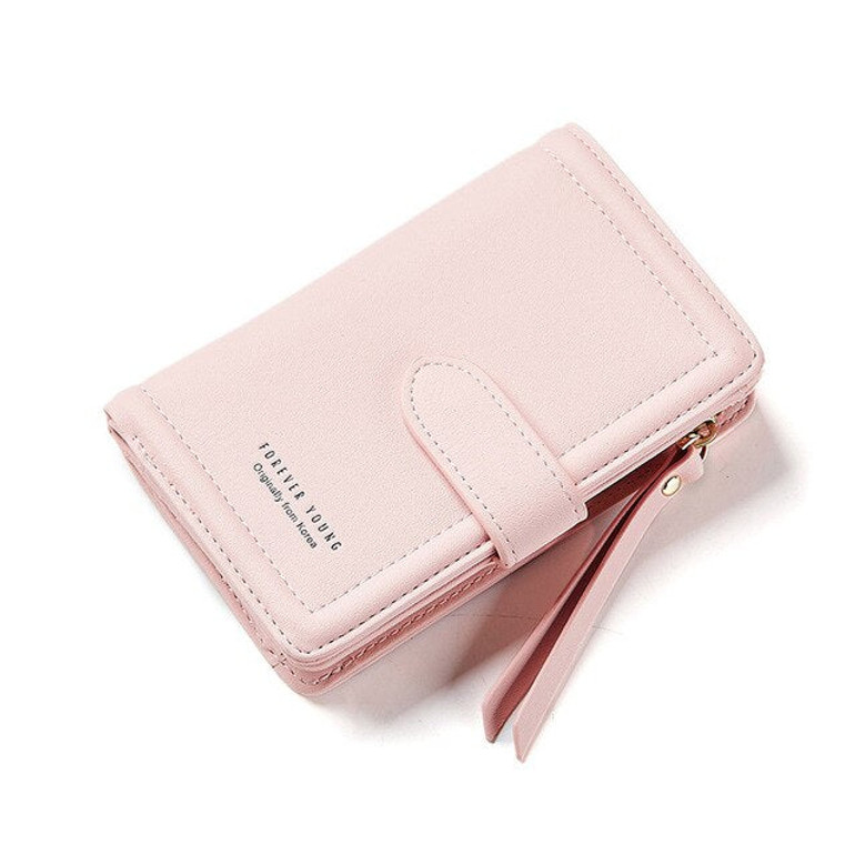 WEICHEN  New Designer Notebook Small Women Wallet Lady Clutch Wallets Coin Purse Credit Card Holder Purse Girl Carteira Feminina