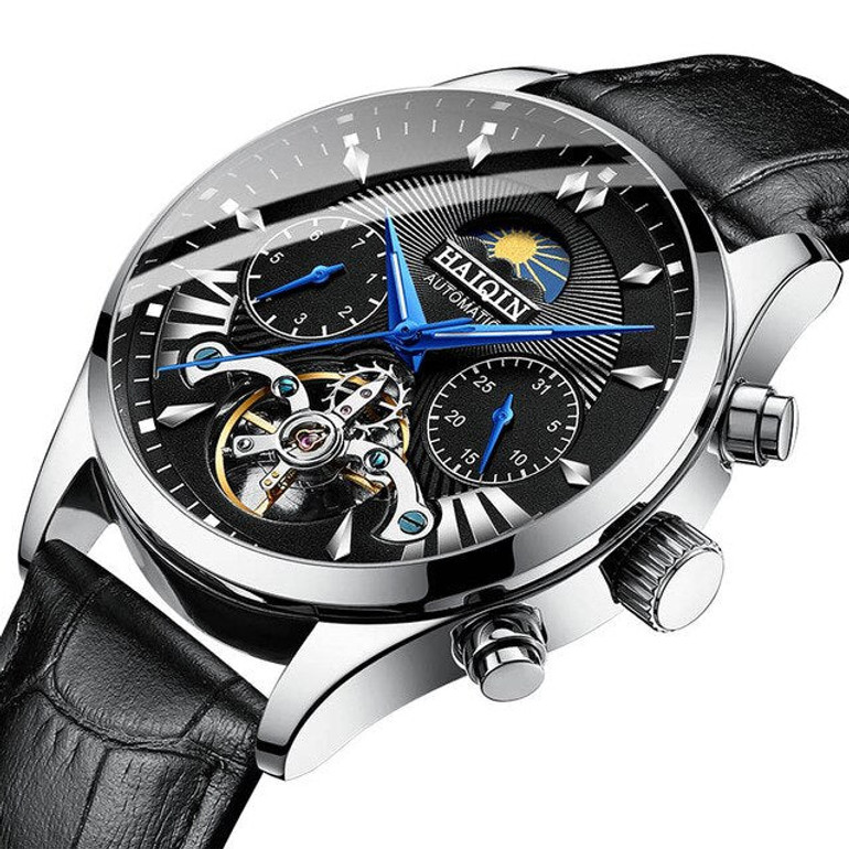 New HAIQIN Top Luxury Automatic Mechanical Watch Men Classic Bussiness Tourbillon Waterproof Sports Wristwatch Relogio Masculino New HAIQIN Top Luxury Automatic Mechanical Watch Men Classic Bussiness Tourbillon Waterproof Sports Wristwatch Relogio Masculino