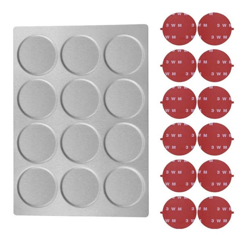 LMETJMA Magnetic Spice Jars With Wall Mounted Rack Stainless Steel Spice Tins Spice Seasoning Containers With Spice Label KC0305 LMETJMA Magnetic Spice Jars With Wall Mounted Rack Stainless Steel Spice Tins Spice Seasoning Containers With Spice Label KC0305