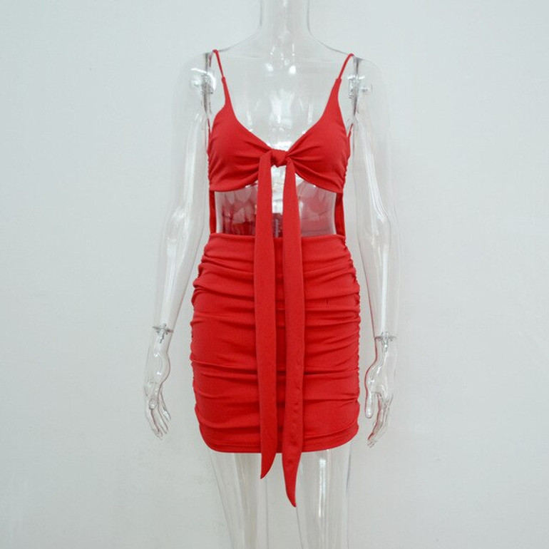 MIOFAR New Sexy V Neck Lace Up Backless Spring Dress Women Hollow Out Bandage Bodycon Mini Dress Sexy Party Dresses MIOFAR New Sexy V Neck Lace Up Backless Spring Dress Women Hollow Out Bandage Bodycon Mini Dress Sexy Party Dresses