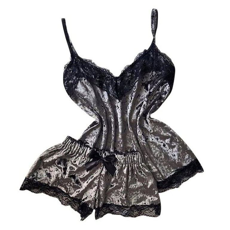 ELLI Women Sleepwear Pajama Set Sexy Lingerie ELLI Women Sleepwear Pajama Set Sexy Lingerie