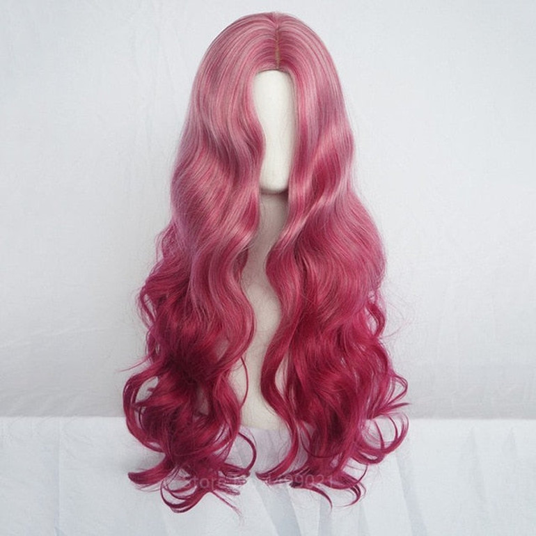 Pink Skeleton Halloween Cosplay Jumpsuit Wig Women Scary Costume Spooky Fancy Dress  Day of The Dead Mummy Horror Carnival Party