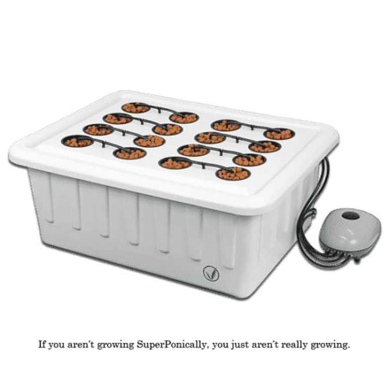 SuperPonics 16 Site Hydroponic Grow system