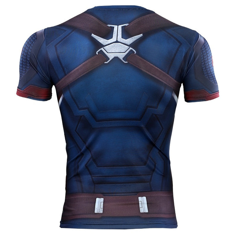 Captain American 3D Printed T-Shirts