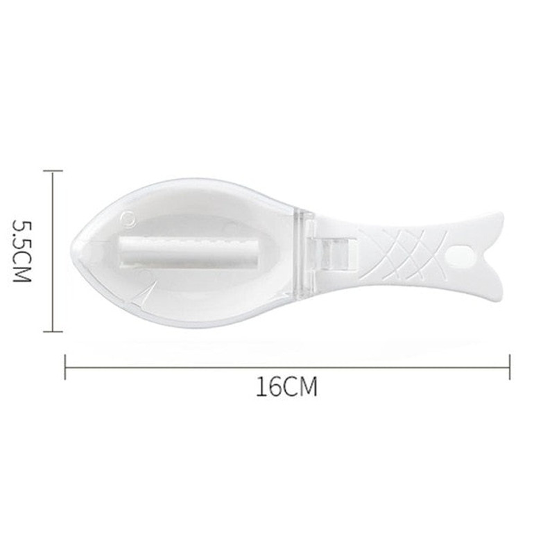 Fish Skin Brush Scraping