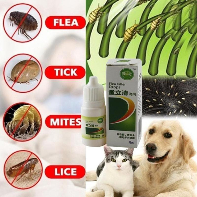 Spray Pet Dog Cat Anti-flea  Insecticide