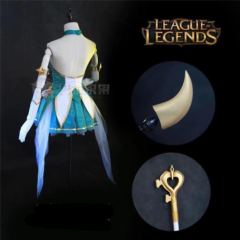 League Of Legends Star Guardian Soraka Cosplay Set #JU2195