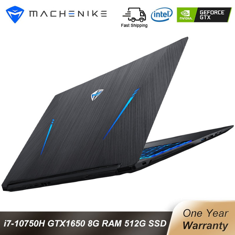 Machenike T90 Gaming laptop Intel Core i7 10750H Laptops GTX1650 4G 8GB RAM 512G SSD 15.6'' 6mm Border IPS Machenike notebook