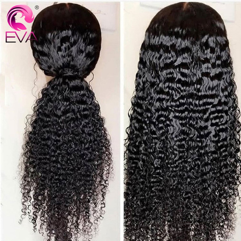 Glueless Curly Lace Front Human Hair Wigs Pre Plucked 13x4/13x6 Lace Front Wig For Black Women EVA HAIR Brazilian Jerry Curl Wig