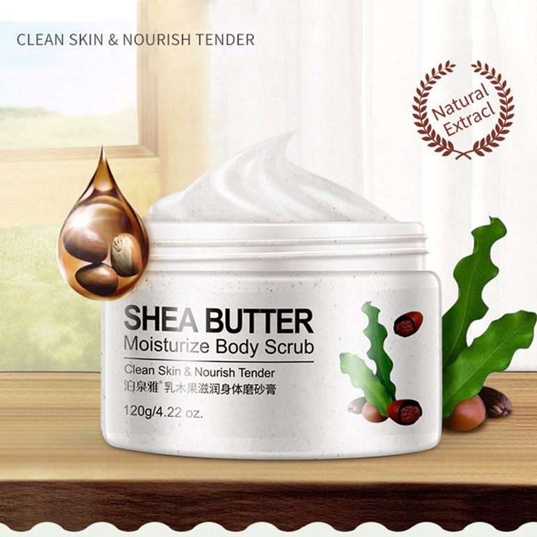 Shea Butter Exfoliating Body Scrub Cream Shea Butter Exfoliating Body Scrub Cream