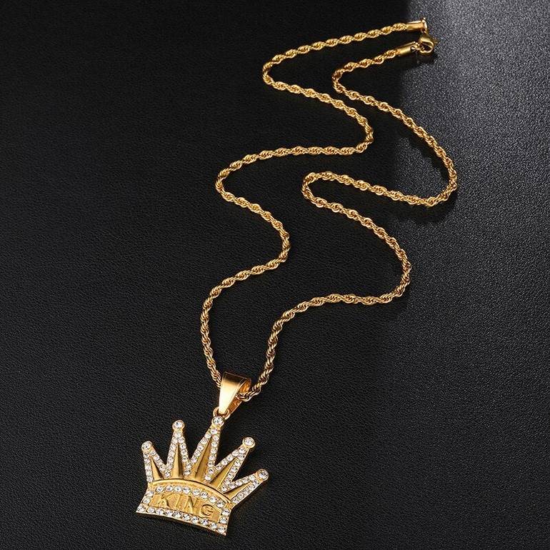 King Iced Out Pendant Chain