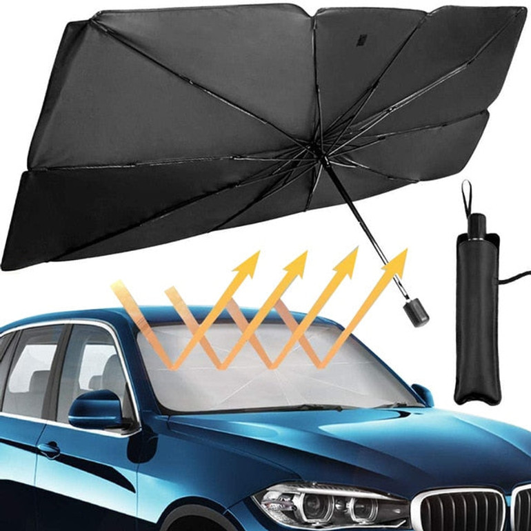 Foldable Car Sun Umbrella-Block Heat UV Foldable Car Sun Umbrella-Block Heat UV
