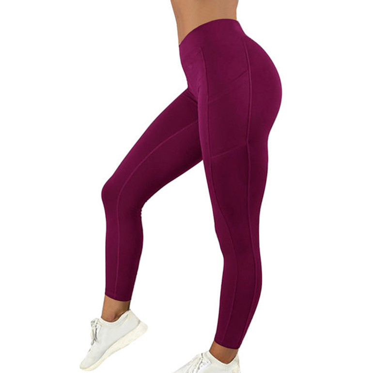 10colors Hot Women Yoga Pants Sexy White Sport leggings Push Up Tights Gym Exercise High Waist Fitness Running Athletic Trousers