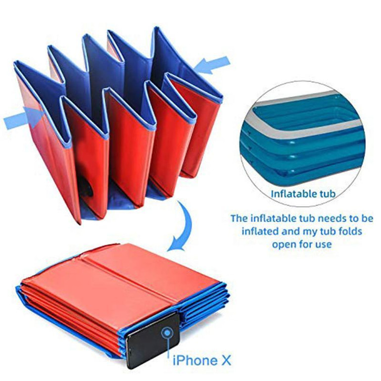 Hot Sale Outdoor/Indoor Pool Folding Dog Pool with Drain Plug