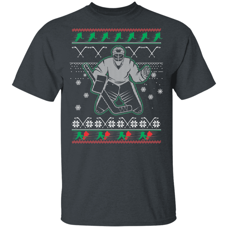 Field Hockey Ugly Christmas Funny Ugly Christmas Holiday Shirt