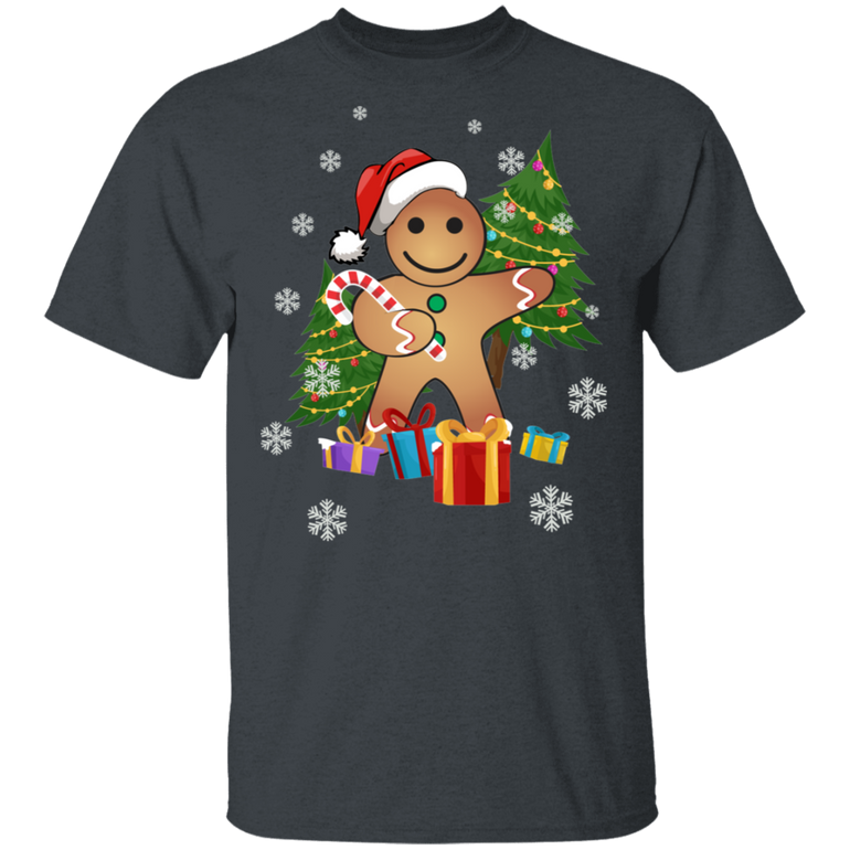 Christmas Shirt Man Gingerbread Man T-shirt