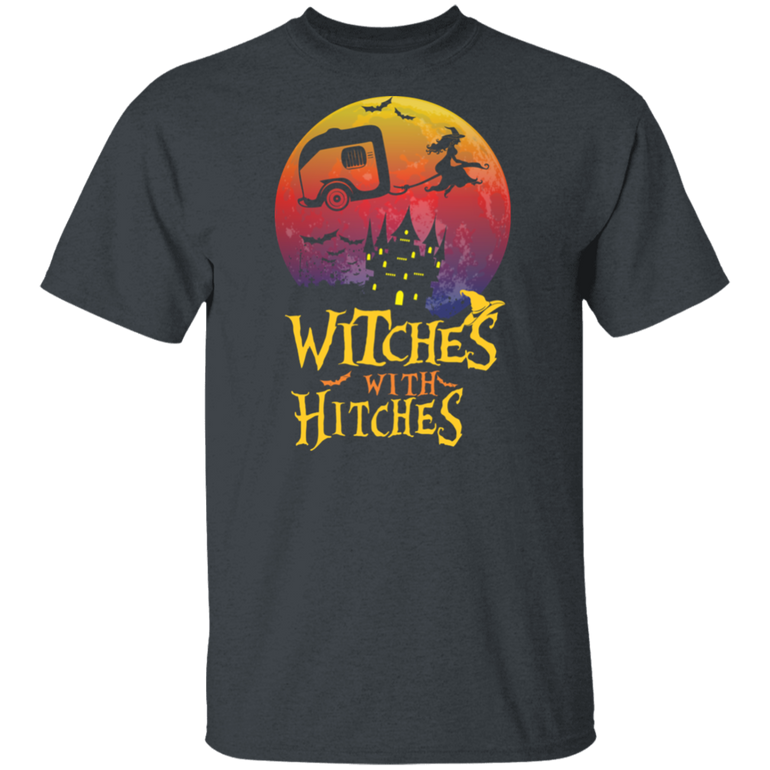 Witches With Hitches Funny Camping Halloween T-shirts