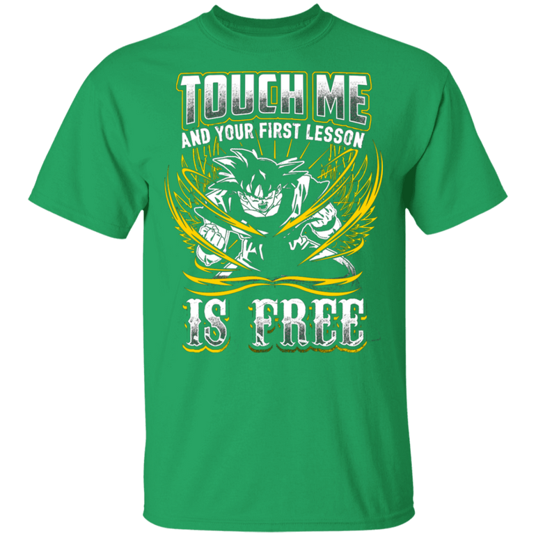 Dragon Ball Z Shirts Men's Vegeta Super Saiyan God Touch Me Dbz T-Shirt